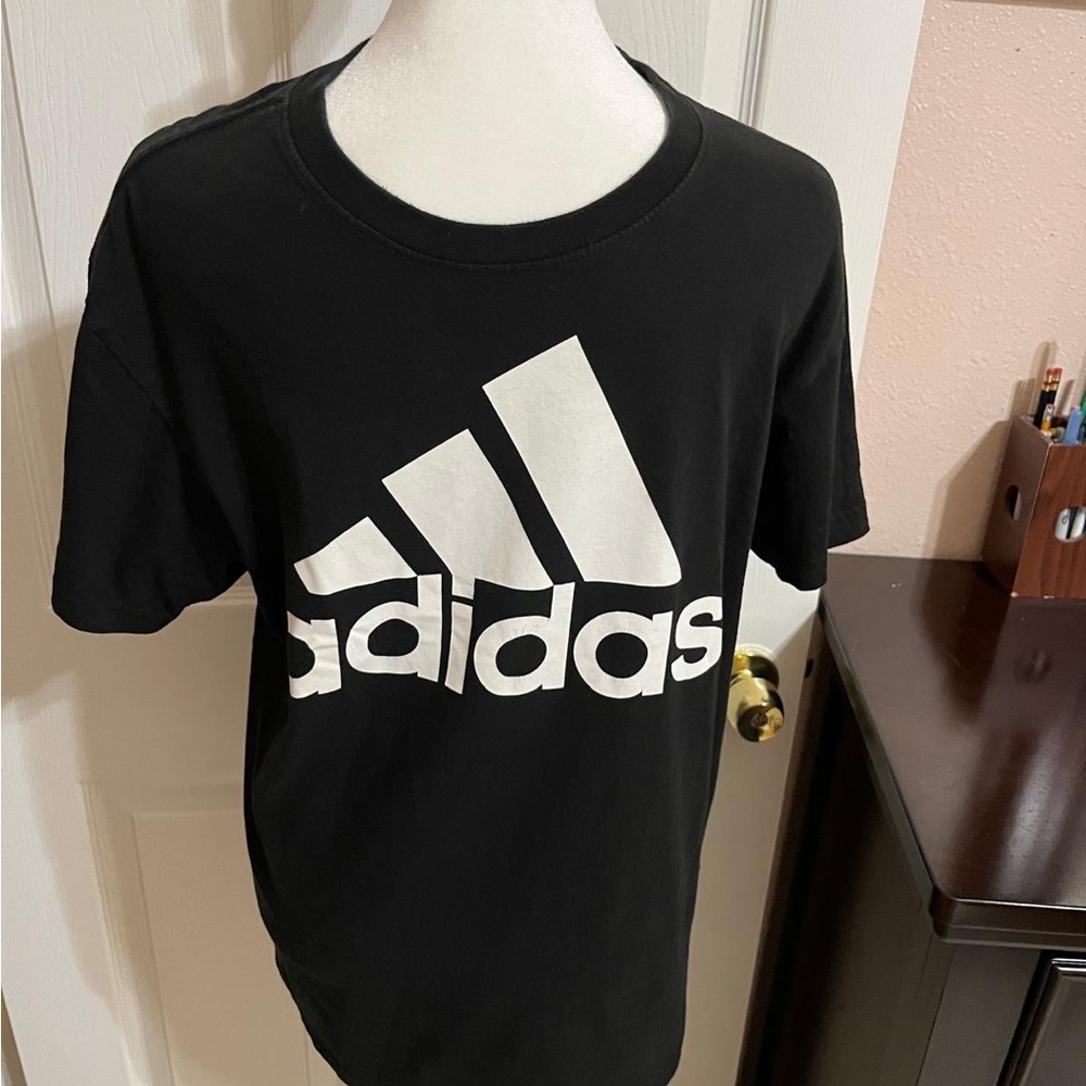 (3) Black Adidas men's t-shirt